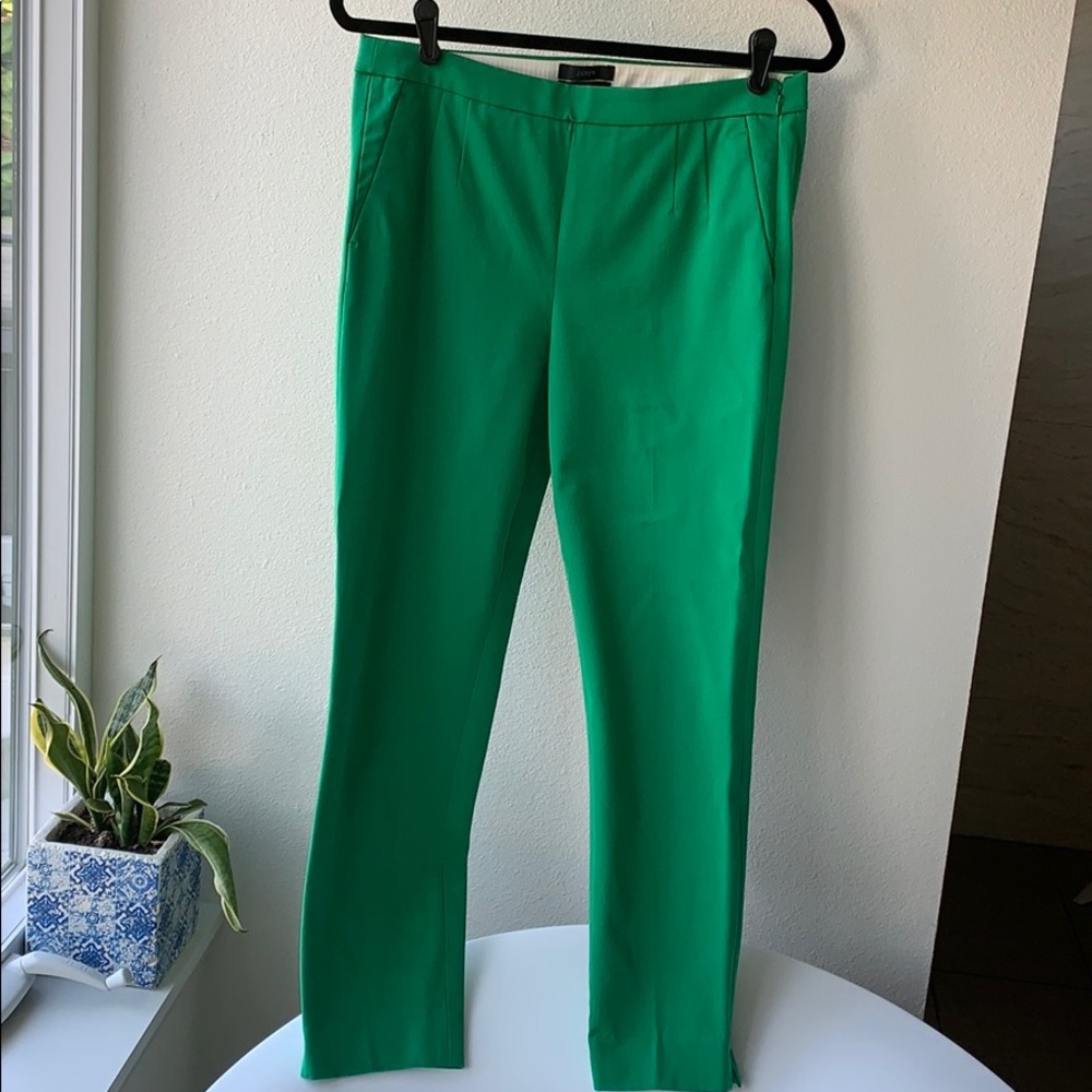 MJ Crew Martie slim crop pant with side zip